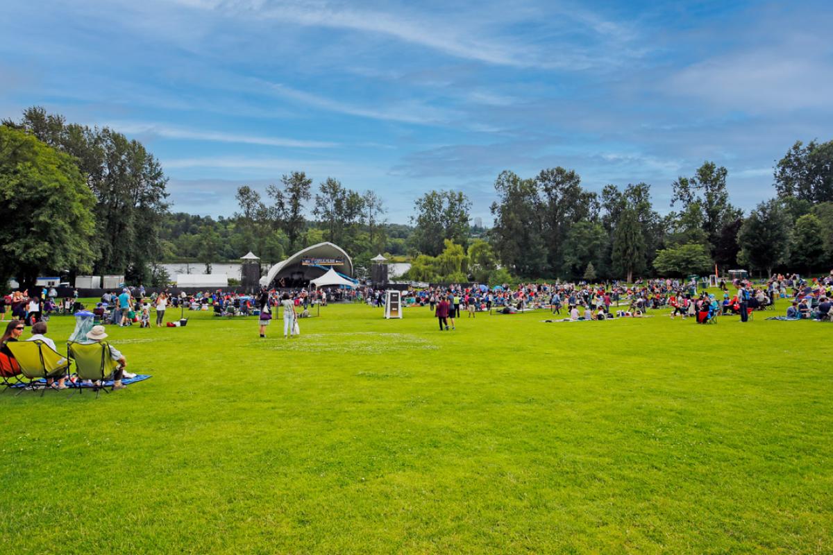 Deer Lake Park Festival Lawn City of Burnaby